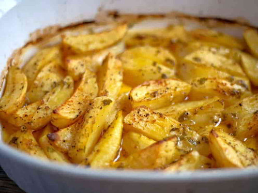 Lemon Roasted Greek Potatoes