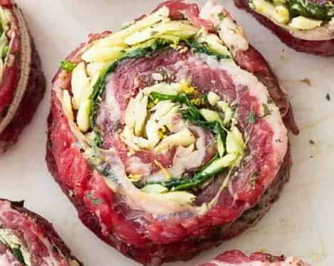 Lemon Zest Steak Rolls