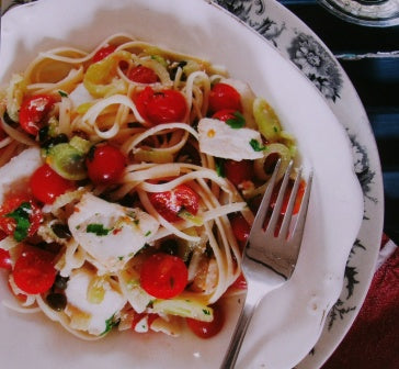 Linguine with Fish Fennel & Tomato