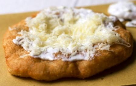 Lángos (Hungarian Fried Bread)
