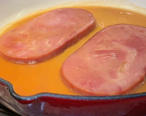 Maple Syrup Ham Steaks