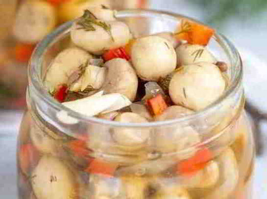 Marinated Mushrooms in 15 minutes