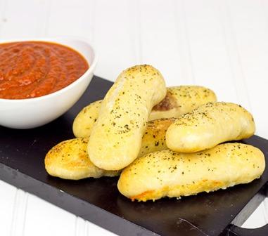 Mozzarella-Stuffed Italian Breadsticks
