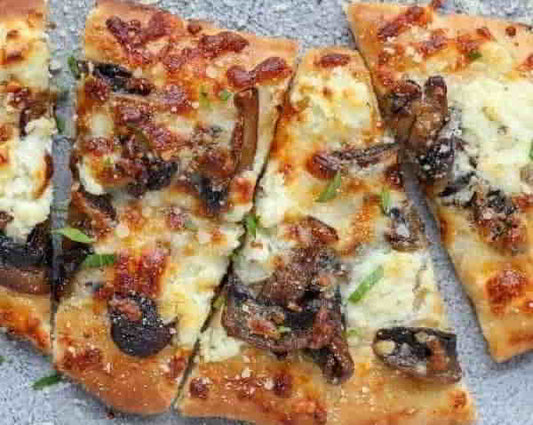 Mushroom Flatbread Pizza