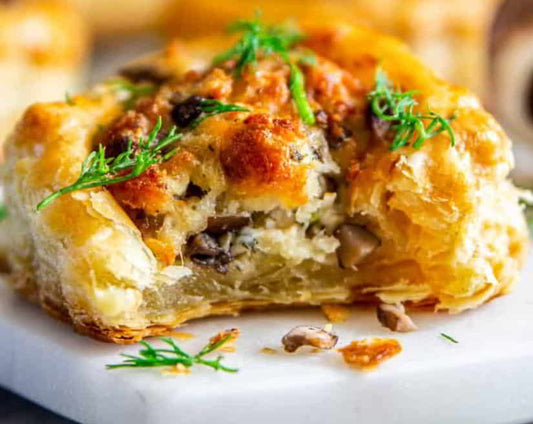 Mushroom Puff Pastry Appetizers