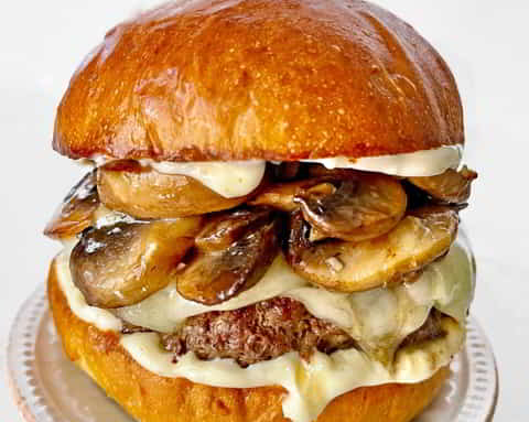 Mushroom Swiss Burger