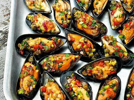 Mussels in Tomato Vinaigrette