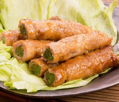 Niku Maki Pork Wrapped Vegetable Rolls