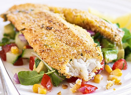 Oat Crumbed Fish