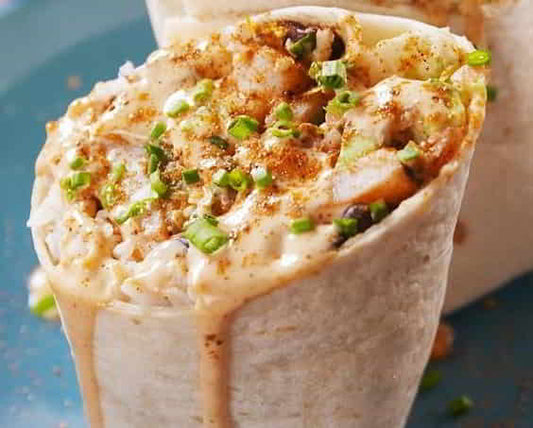 Old Bay Shrimp Burritos