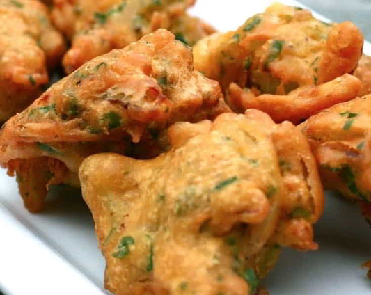 Onion & Spinach Pakoras