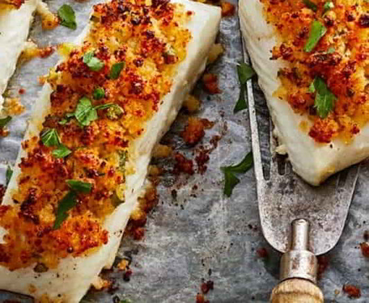 Parmesan Crusted Baked Fish