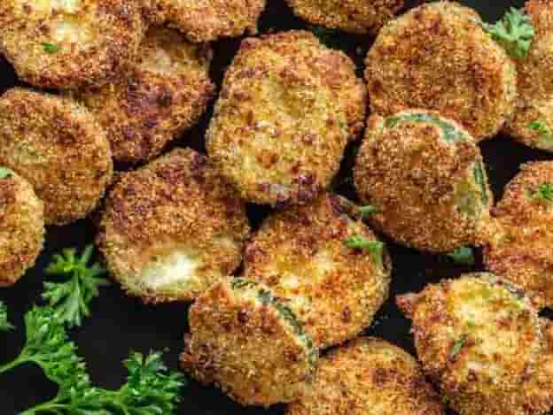 Parmesan Zucchini Chips