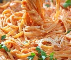 Pasta with Tomato Cream Sauce