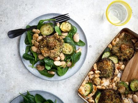 Pesto-Stuffed Mushrooms