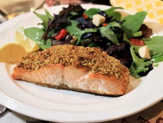 Pistachio Crusted Salmon