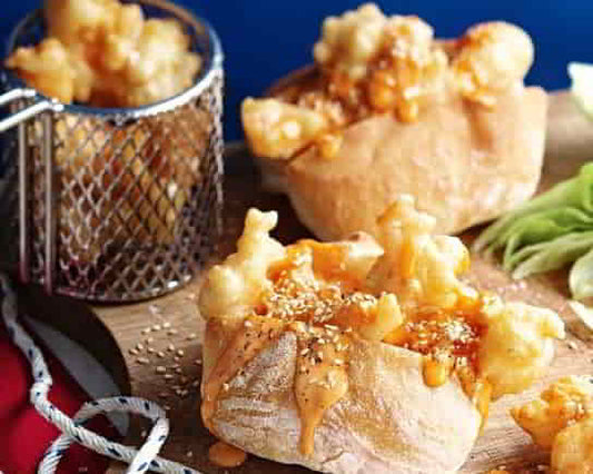 Popcorn Prawn Rolls