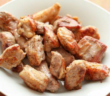 Pork Belly Bites Pan Fried