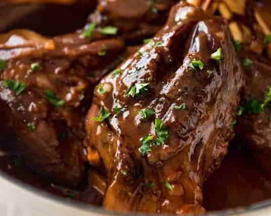 Port Braised Lamb Shanks
