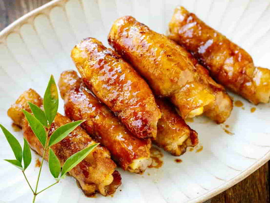 Potato Salad Pork Rolls