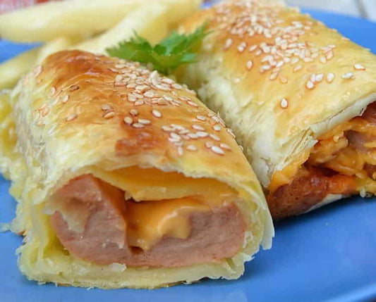 Puff-Pastry Baked Hotdogs