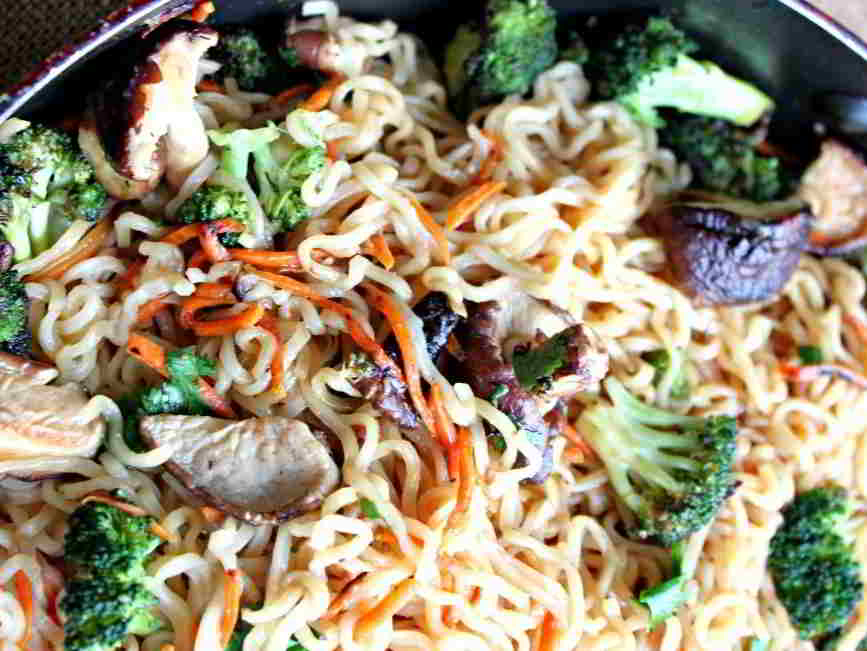 Ramen Vegetable Stir Fry