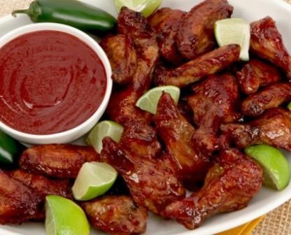 Raspberry Chipotle Wings
