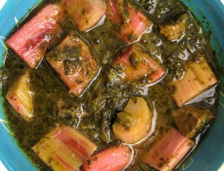 Rhubarb Lamb Stew