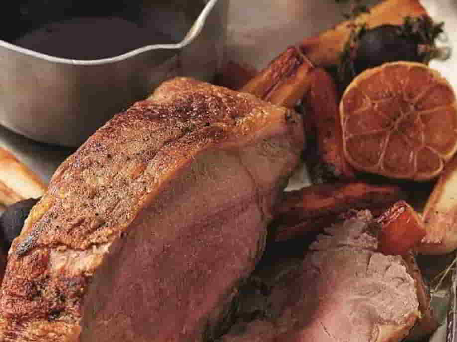 Roast Beef with Caramelised Onion Gravy