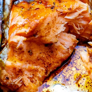 Salmon Roasted with Sids Vinegar