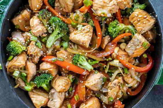 Salmon Stir Fry