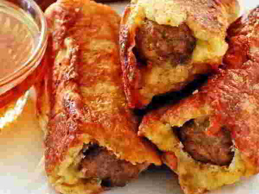Sausage French Toast Roll-Ups