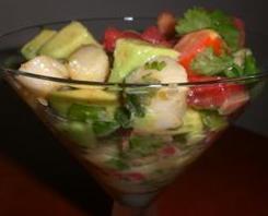 Scallop Avocado Appetizer