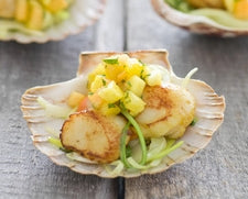 Scallops with Vanilla Pineapple Salsa