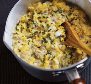 Scrambled Eggs with Black Truffles