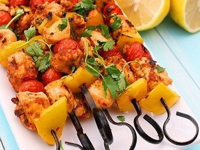 Seafood Kebab