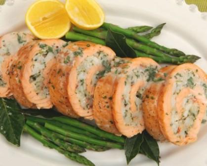 Seafood Salmon Roulade