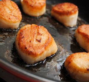 Seared Scallops with Citrus Soy Sauce