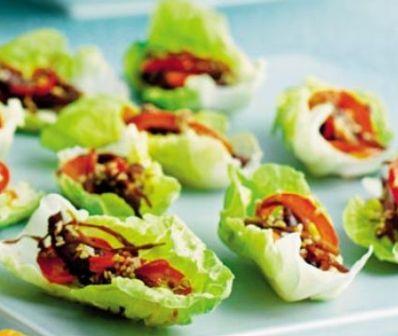 Sesame Beef Wraps