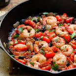 Shrimp with Mustard & Lemon Pepper