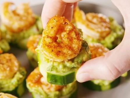 Shrimp Cucumber Bites