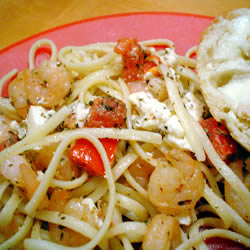 Shrimp & Feta Pasta