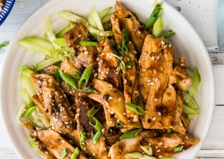 Sichuan Chicken with Spicy Sesame Sauce