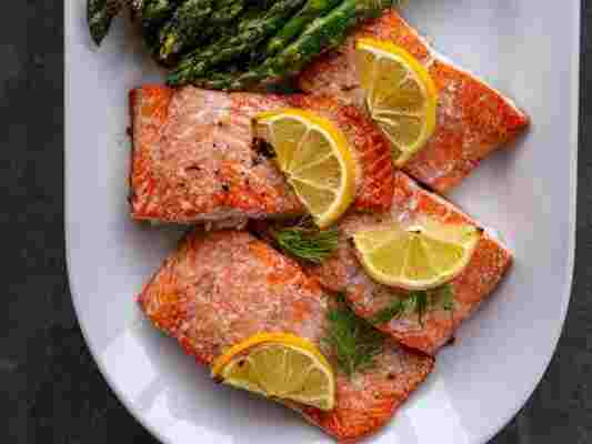 Sids Oven Baked Salmon