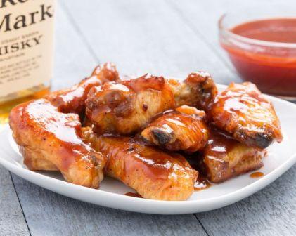 Slow-Cooker Barbecue-Bourbon Chicken Wings