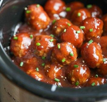 Slow Cooker Cocktail Meatballs