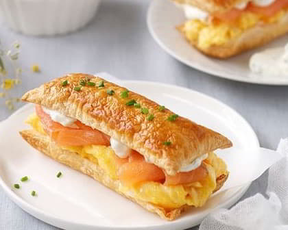 Smoked Salmon & Egg Breakfast Mille-feuille