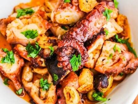 Sous-Vide Octopus Spanish Tapas