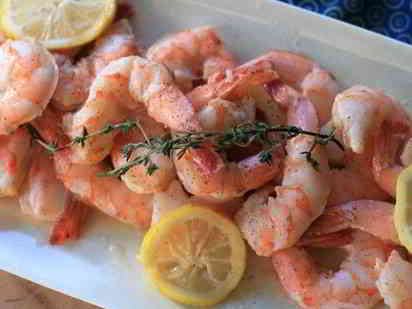 Sous-Vide Lemon-Butter Shrimp