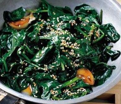 Soy Spinach
